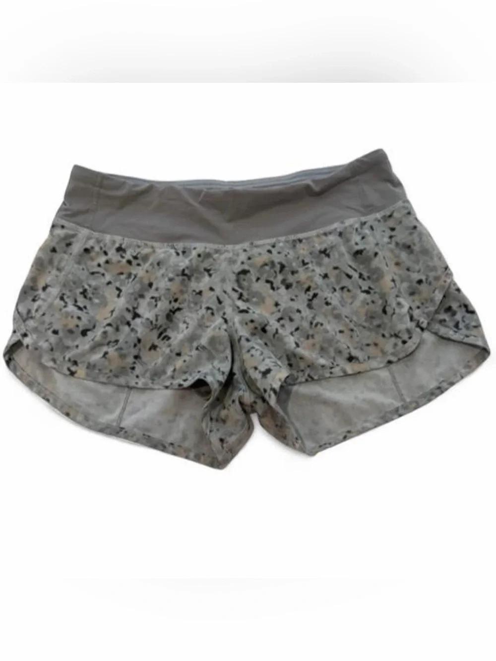 Lululemon Run: Speed Short *4-way Stretch Grey Size 4